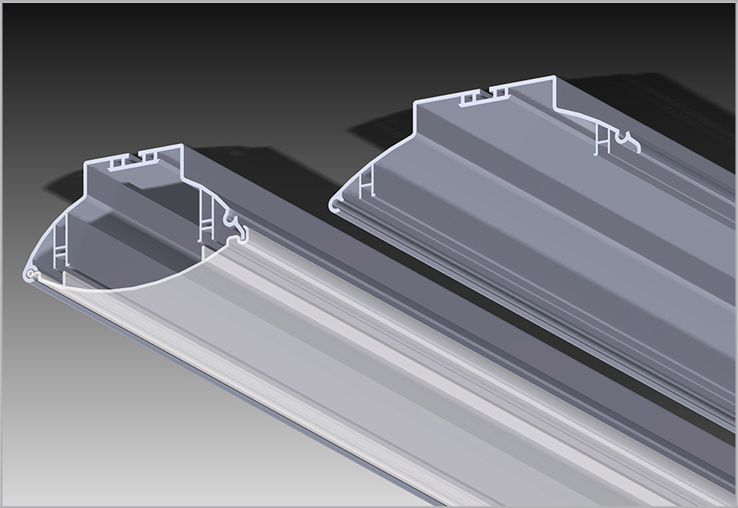 Ceiling and shielding profiles