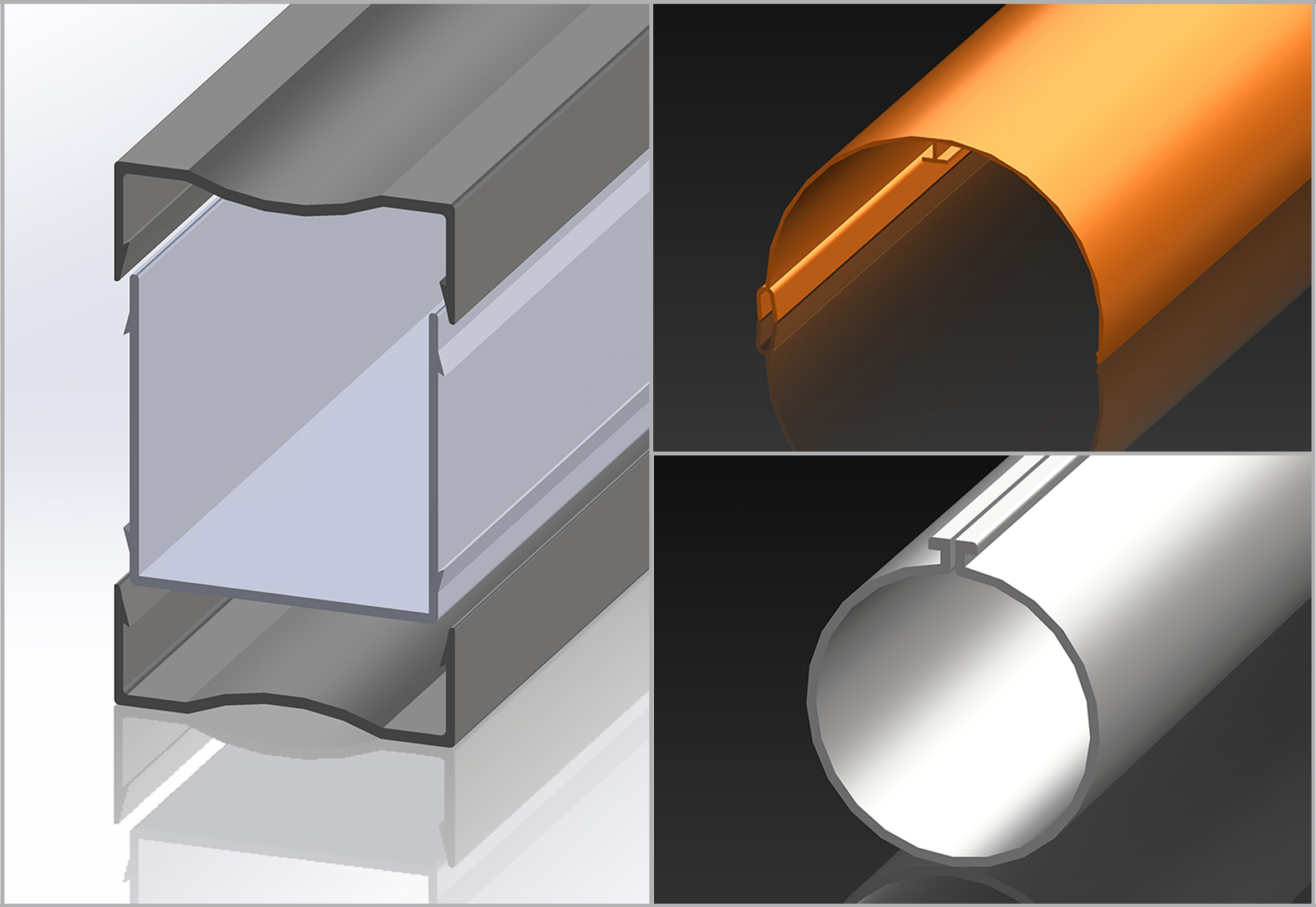 Electrical channels for railway lines and highways